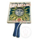 Biff Bats Balls Wooden Paddle Game UK
