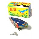 Pecking Blue Bird Classic Tin Toy