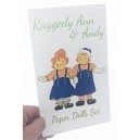 Raggedy Ann and Andy Paper Dolls Set (Styles Vary From Image)