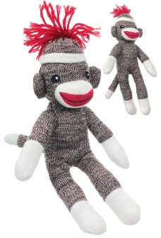Sock Monkey Adorable Plush 12 inches