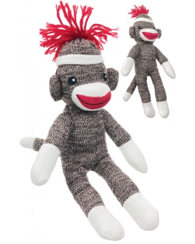 Sock Monkey Adorable Plush 12 inches