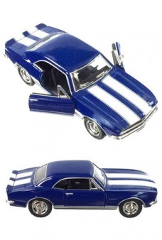Chevy Camaro 1967 Z28 Blue Toy Car