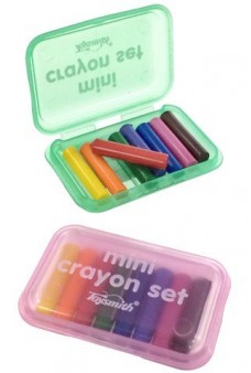 Mini Crayon Set 8 Colors Portable Case