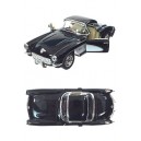 Corvette Toy Car 1957 Black Metal