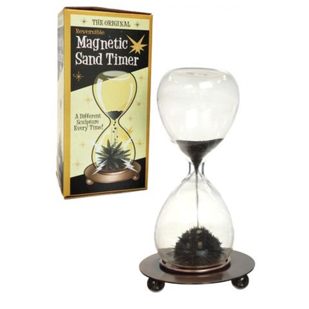 Desk Sand Time Clock Westminster Magnetic  Glass Timer Desktop Office Toy