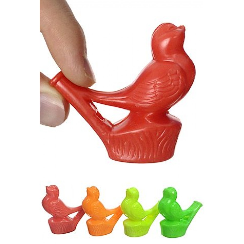 Set of 6 Warbling Bird Whistles Party Favors Speech Therapy Tool 
