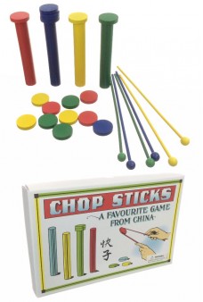 Chop Sticks Wooden Game of Skill 1940