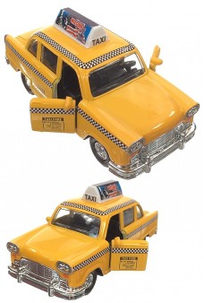 NYC Checker Cab Roof Ad Die-Cast 
