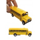 Yellow School Bus 1970s Pull Back Die Cast