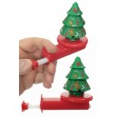 Christmas Tree Spinner Santa Inside Toy