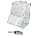 Candy Store Box Plastic Clear with Scoop