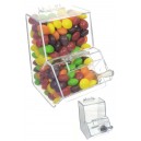 Candy Store Box Plastic Clear with Scoop