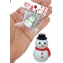 Snowman Eraser Japanese Mini Puzzle 1 Piece, Assorted Colors