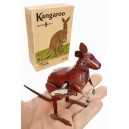 Kangaroo Hopping Jumping Windup Tin Toy