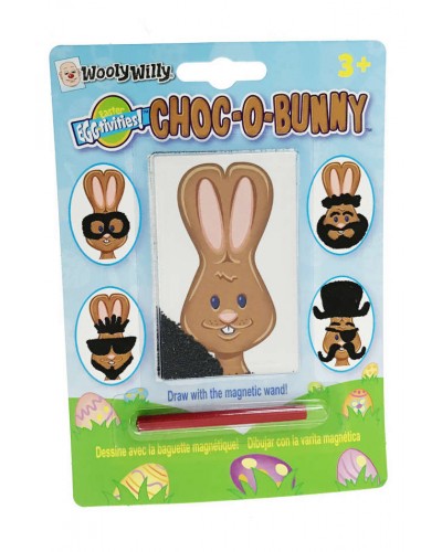 Choc-o-bunny Easter Magnetic Wooly Willy