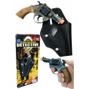 Detective Junior Metal Cap Gun 8 Shooter (NON FUNCTIONING - COSTUME)