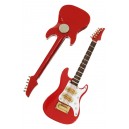 Electric Guitar Magnet Red Strat Rock n Roll