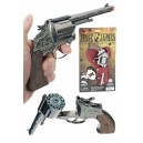 Jesse James Toy Pistol 12 Shot Ring Cap Gun Die Cast
