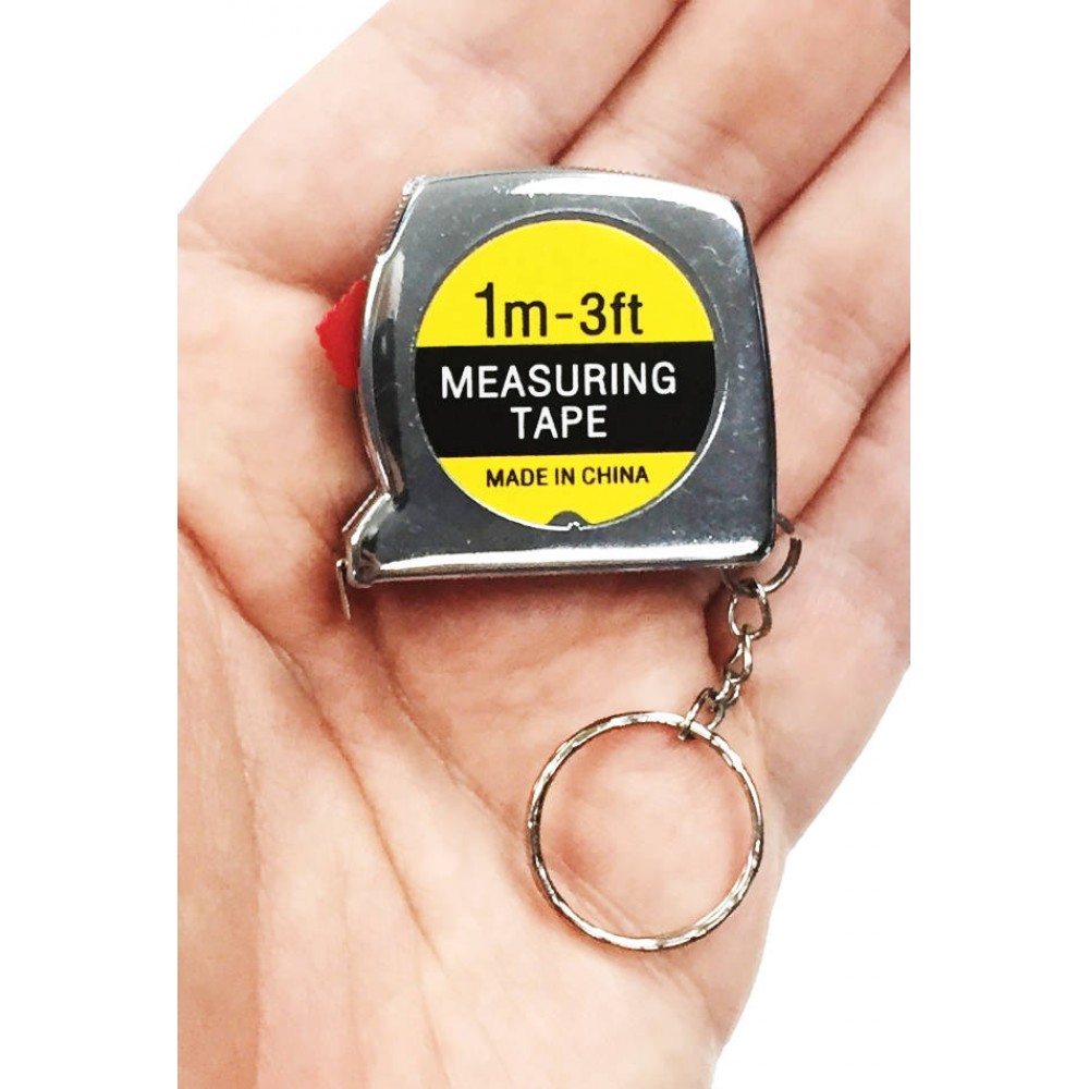 AdaAda Keychain Keyring Tool Popular Mini Measuring Tape Portable Keychain 