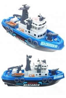 Research Boat Blue Water Action Jet Squirts