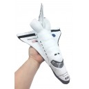 Space Shuttle Plush White Soft 14 inch USA 