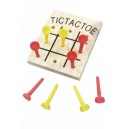Tic Tac Toe Wood Game Vintage Family Play