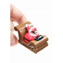Santa’s Racer Sleigh Pull Back with Goggles