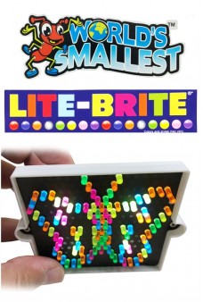 World's Smallest Lite Brite It Works