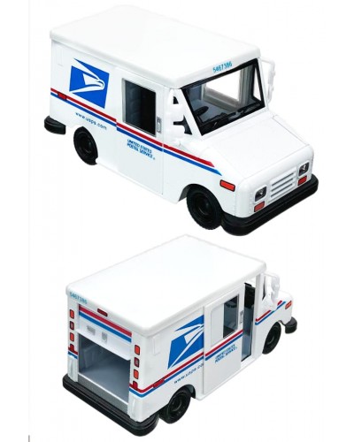 Mail Truck USPS LLV White Die Cast Toy Vehicle