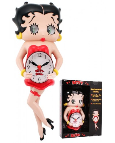 Betty Boop Animated Wall Clock Classic