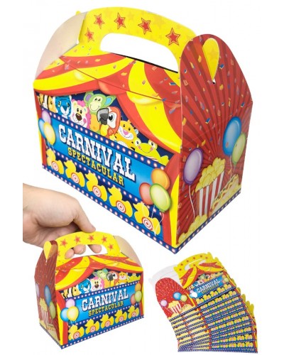 Circus Carnival Box Set of 12 Gift Boxes
