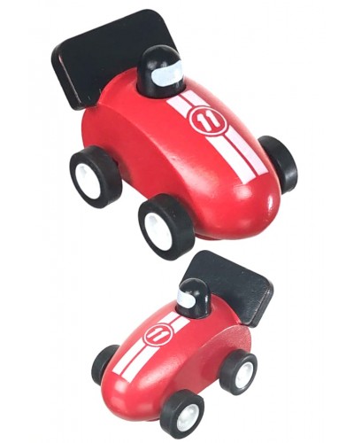 Race Car Wooden Red Racer Mini