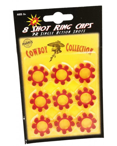 8 Shot Ring Caps Refill 72 Shots Parris Cap Guns