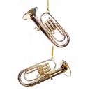Gold Tuba Musical Metal Ornament