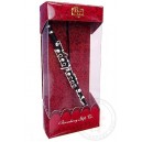 Black Clarinet Musical Metal Ornament