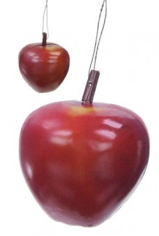 Red Delicious Apple Tin Ornament
