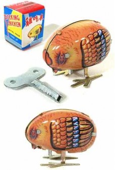 Pecking Chick the Classic Tin Toy