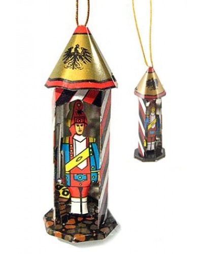 Toy Soldier Tin Christmas Ornament