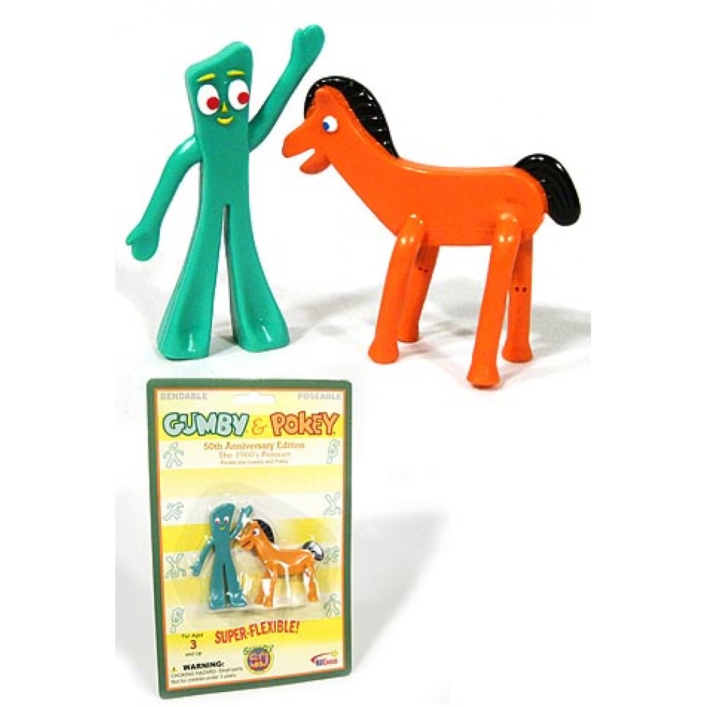 Gumby & Pokey  Miniature Game RETRO Toy NEW World's Smallest 