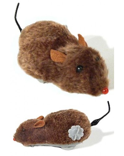 Fuzzy Soft Brown Mouse Wind Up
