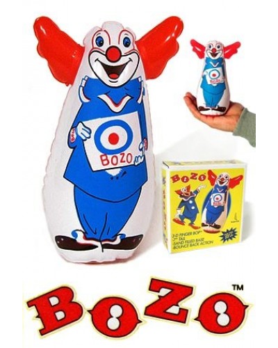 Bozo Finger Bop Bag Clown 7 inch 1960