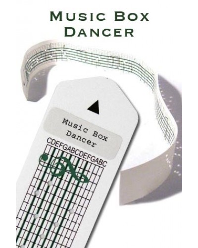 Music Box Dancer Punched Paper Strip