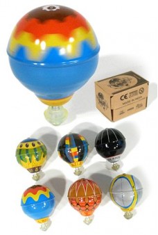 Balloon Tin Top Colorful Classic Gyro
