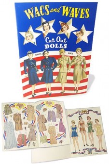 Wacs and Waves Paper Doll Book 1942