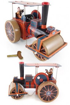 Steam Roller English Tin Toy 1898 