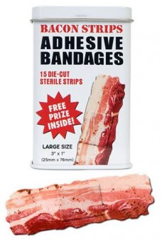 Bacon Strips Bandages Tin with 15