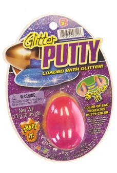 Glitter Putty Hot Pink in Classic Egg