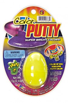 Play Putty Bright Yellow in Classic Egg