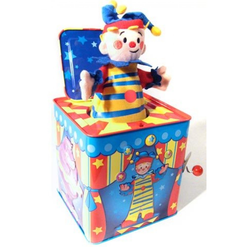 Jack SILLY CIRCUS CLOWN Box in 